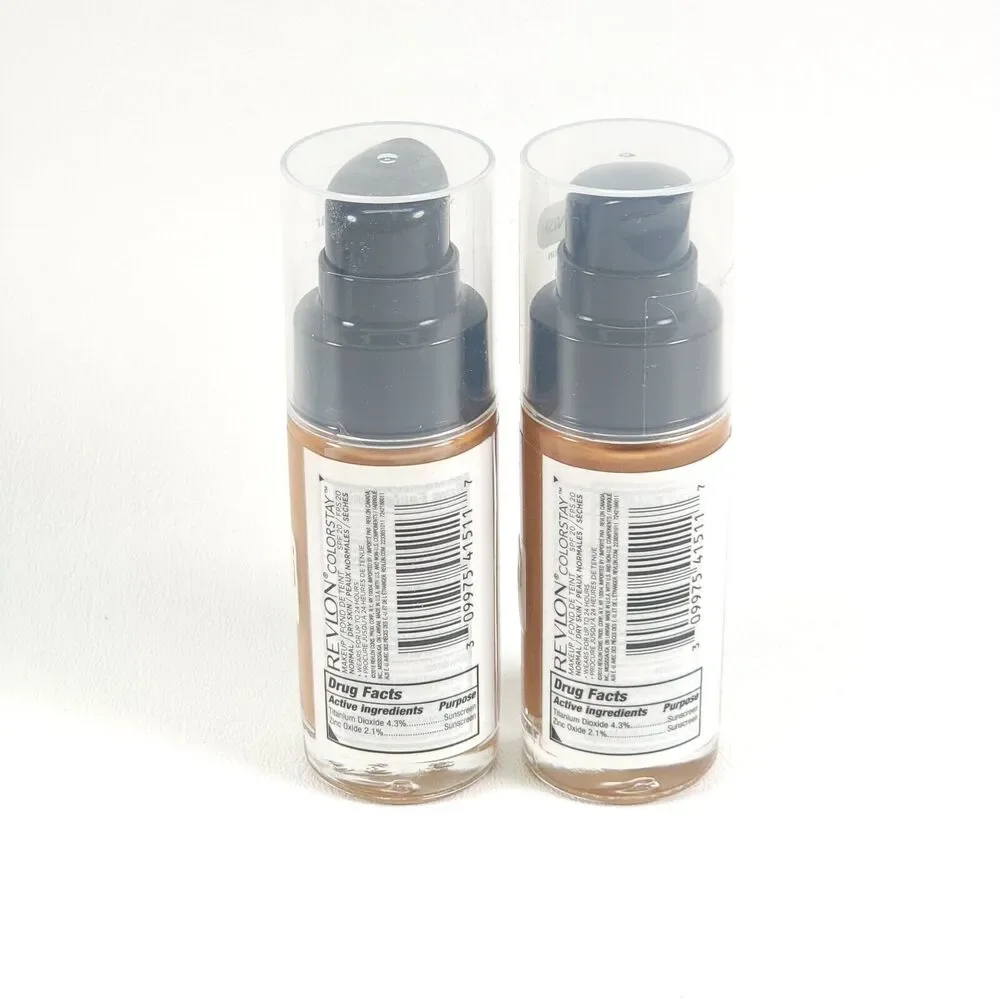 2 Revlon ColorStay Matte Foundation for Normal / Dry Skin, 400 Caramel NOS NEW